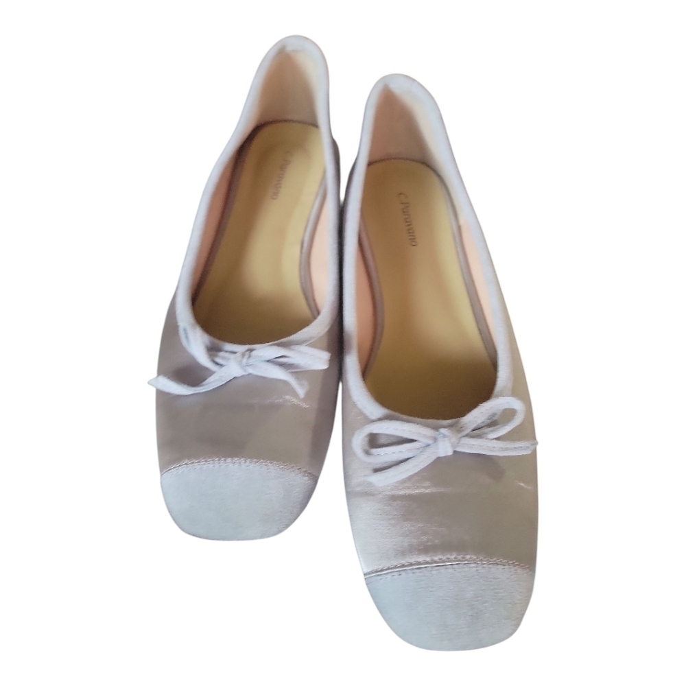 C.Paravano Women's With Bowknot Casual Slip On Comfortable Ballet Flats 41